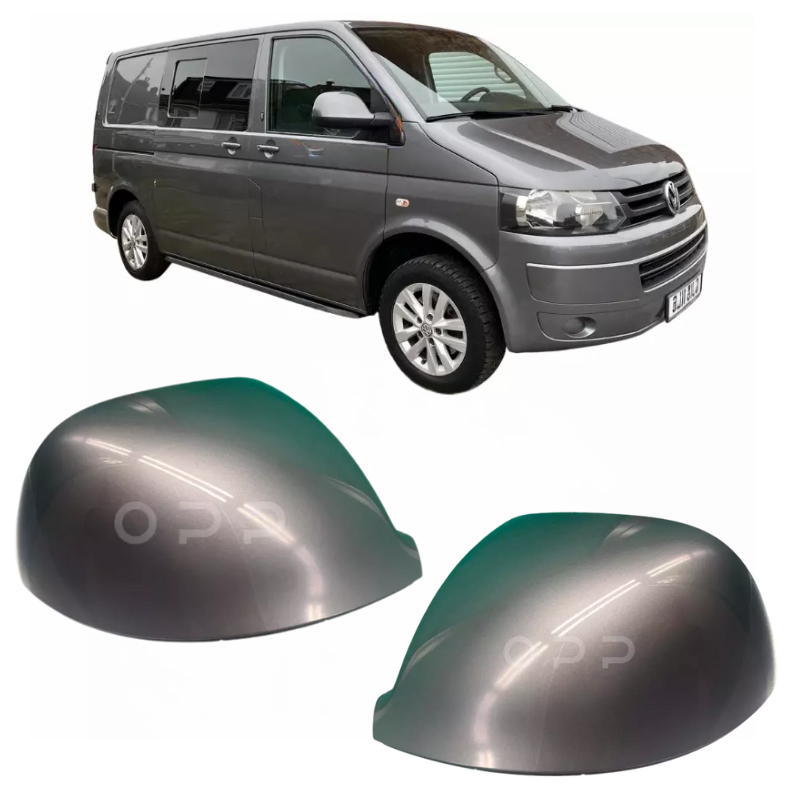 VW T5.1 Transporter 2010-2015 Door Wing Mirror Cover Painted Natural Grey