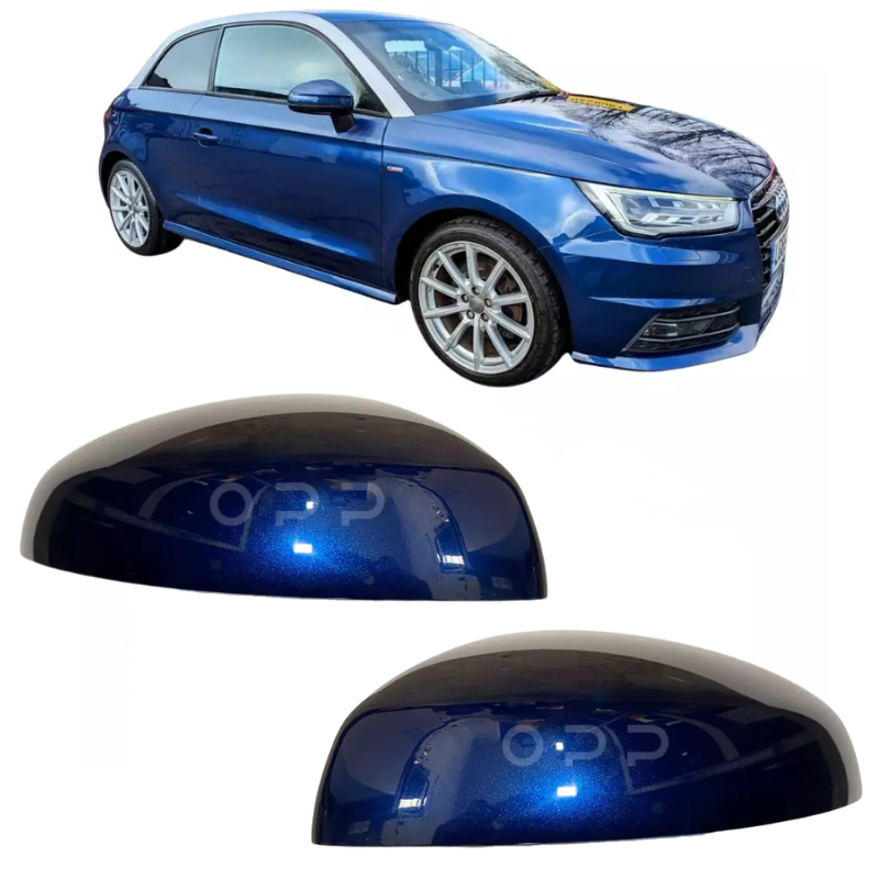 Audi A1 2014-2018 Door Wing Mirror Cover Painted Scuba Blue