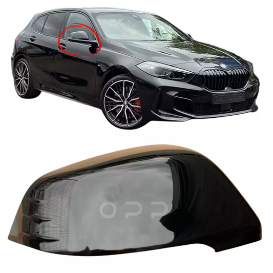 BMW 1 Series F40 2019- Door Wing Mirror Cover Painted Sapphire Black 475