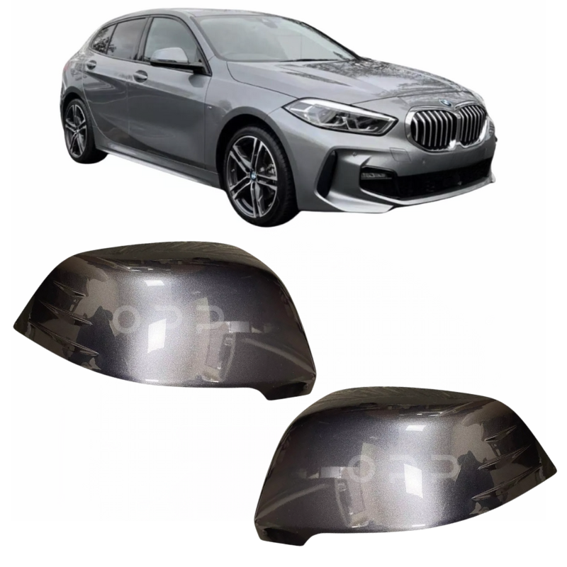 BMW 1 Series F40 2019- Door Wing Mirror Cover Painted Mineral Grey B39