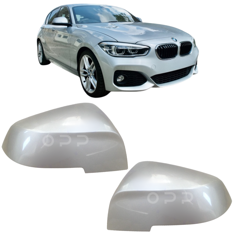 BMW 1 Series F20 F21 2010-2019 Door Wing Mirror Cover Painted Glacier Silver A83