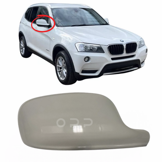 BMW X3 F25 2010-2014 Door Wing Mirror Cover Painted Alpine White 300