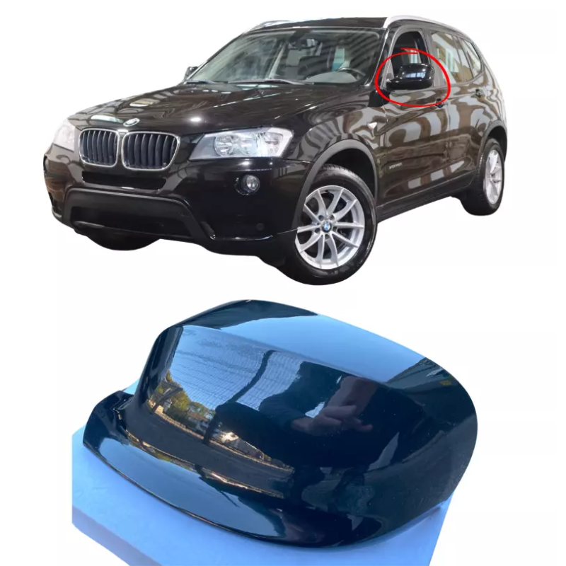 BMW X3 F25 2010-2014 Door Wing Mirror Cover Painted Sapphire Black 475