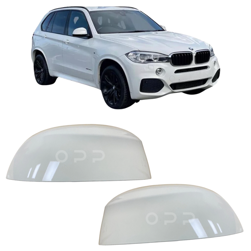 BMW X5 F15 2013-2019 Door Wing Mirror Cover Painted White