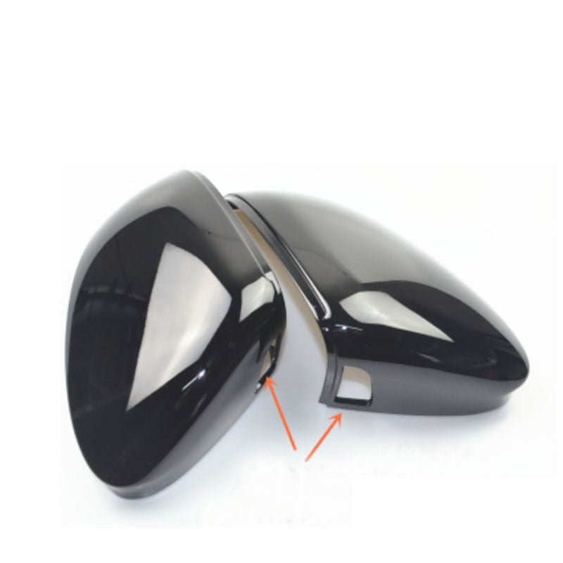 VW Golf MK8 2020- Door Wing Mirror Cover Painted Moonstone Grey LA7C LANE ASSIST OEM
