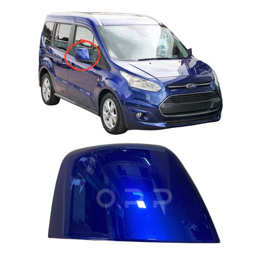 Ford Grand Tourneo Connect 2013-2018 Door Wing Mirror Cover Painted Deep Impact Blue