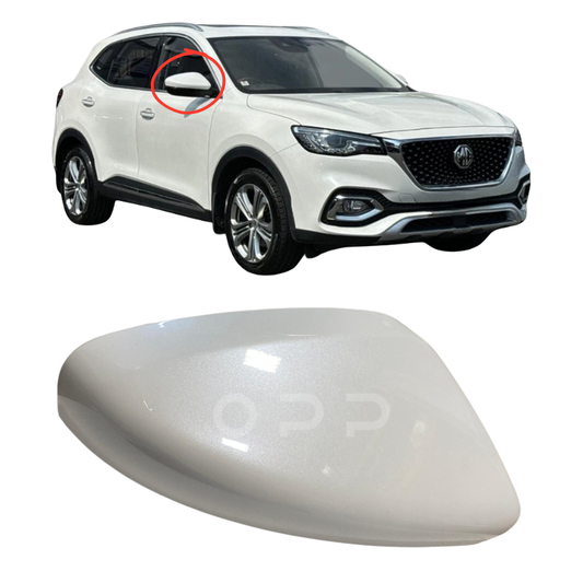MG HS 2019-2023 Door Wing Mirror Cover Painted Pearl White 5WSD