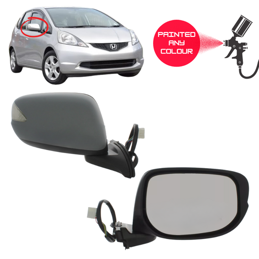 Honda Jazz 2008-2016 Door Wing Mirror Complete Painted Electric