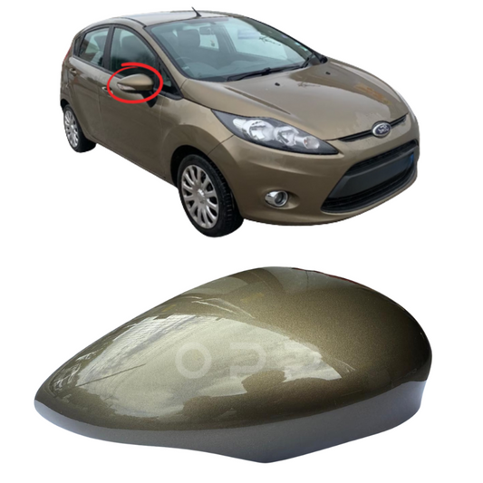 Ford Fiesta 2008-2017 Door Wing Mirror Cover Painted Fashionista Brown