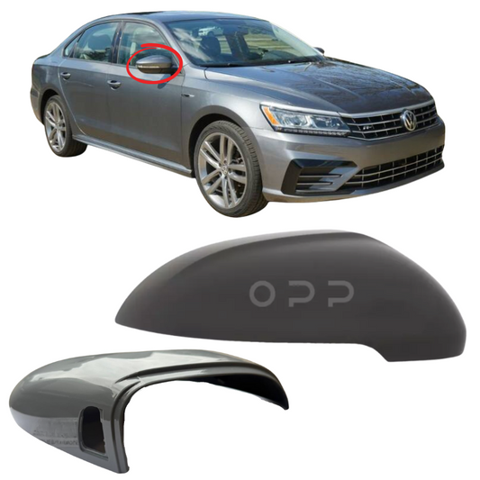 VW Passat MK7 B8 2015- Door Wing Mirror Cover Painted Lane Assist