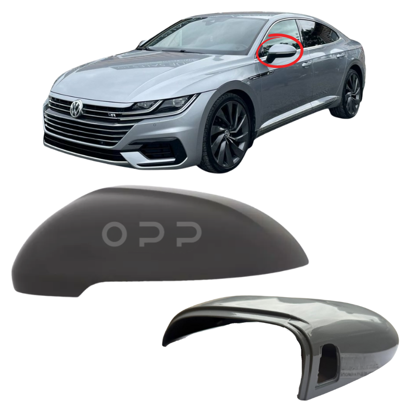 VW Arteon 2017-2022 Door Wing Mirror Cover Painted Lane Assist