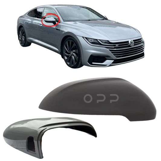 VW Arteon 2017-2022 Door Wing Mirror Cover Painted Lane Assist