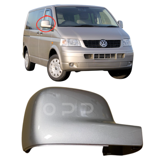 VW T5 Transporter Caravelle 2003-2010 Door Wing Mirror Cover Painted Wheat Beige LD1W