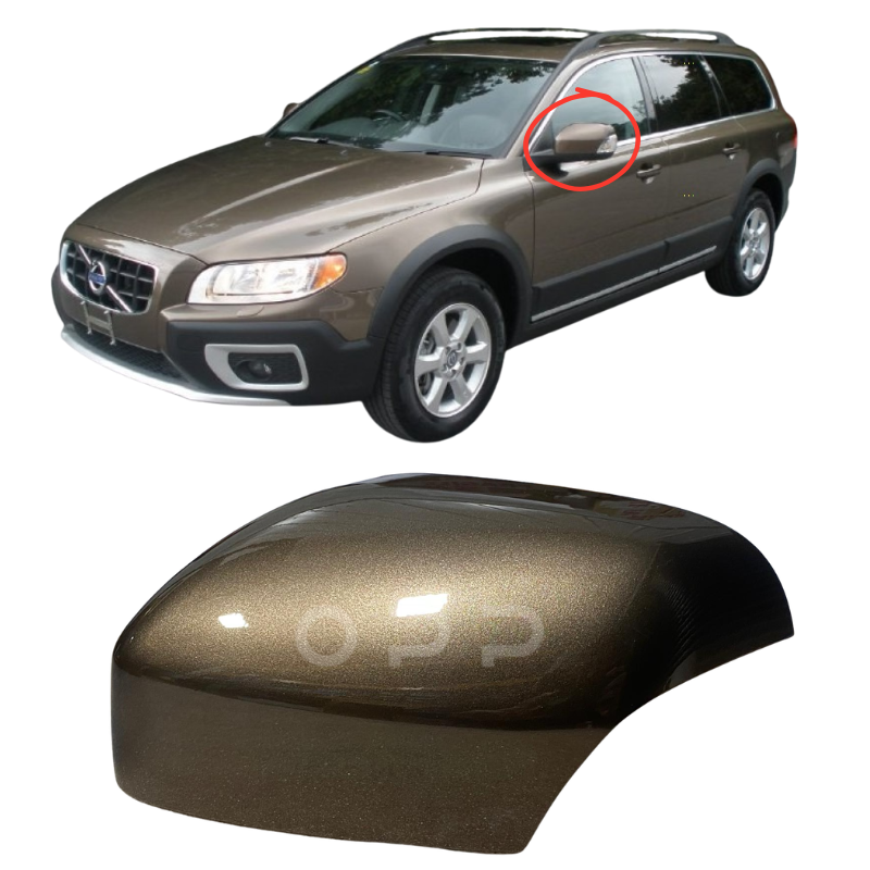 Volvo XC70 2007-2014 Wing Mirror Cover Painted Twilight Bronze