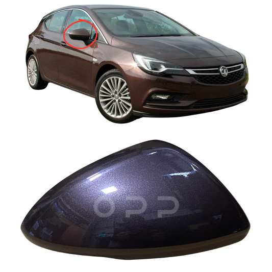 Vauxhall Astra K 2015-2021 Door Wing Mirror Cover Painted Dark Caramel 41S