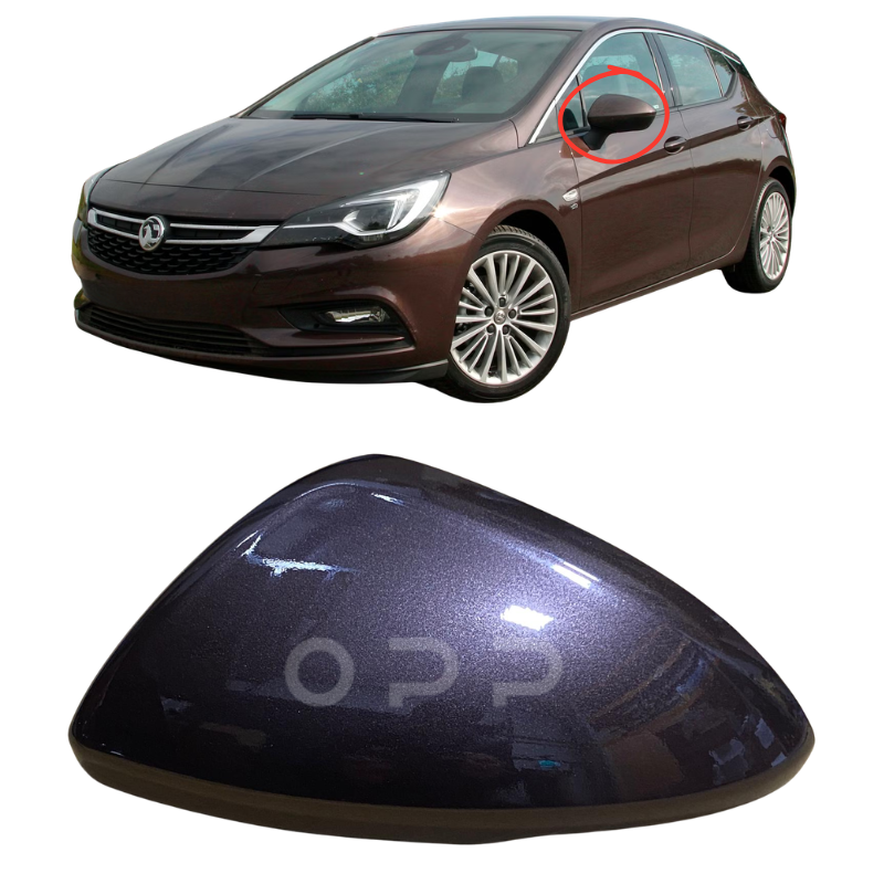 Vauxhall Astra K 2015-2021 Door Wing Mirror Cover Painted Dark Caramel 41S