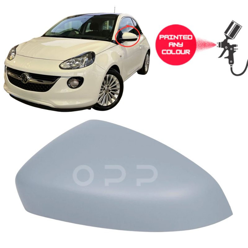 Vauxhall Adam 2012-2019 Door Wing Mirror Cover Painted