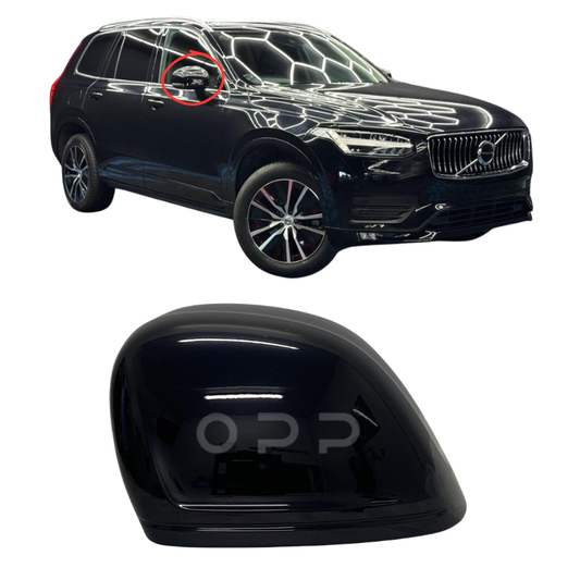 Volvo XC90 2019-2025 Wing Mirror Cover Painted Gloss Black