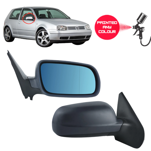VW Golf MK4 1998-2004 Door Wing Mirror Complete Painted Electric