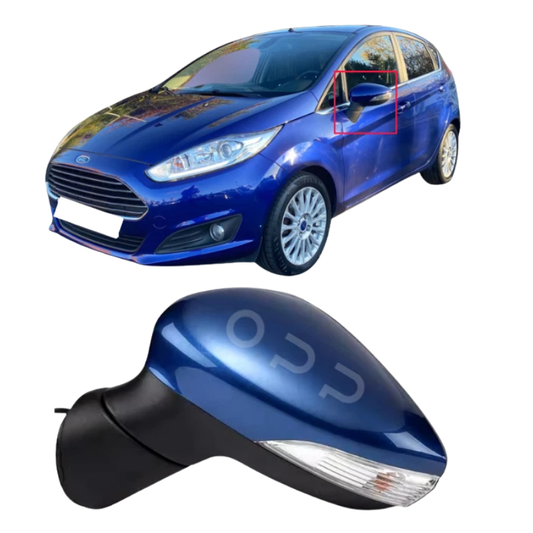 Ford Fiesta MK7 2013-2017 Wing Mirror Painted Deep Impact Blue