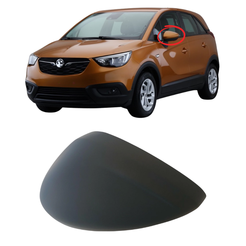 Vauxhall Crossland X 2017-2024 Door Wing Mirror Cover Painted