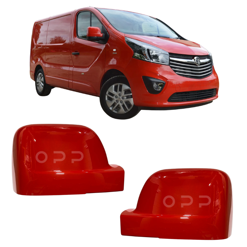Vauxhall Vivaro 2014-2019 Door Wing Mirror Cover Painted Red