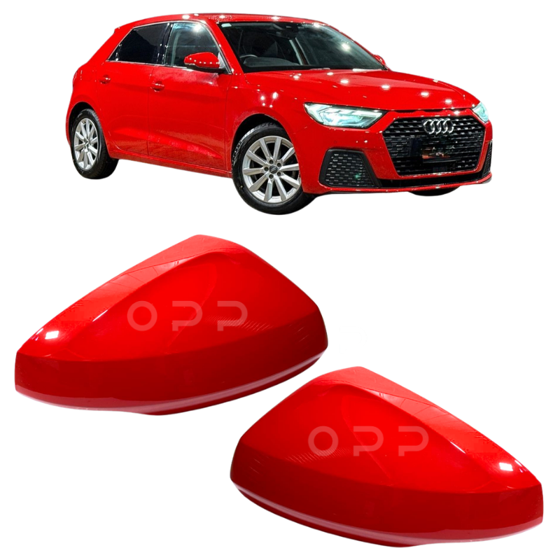 Audi A1 2018- Door Wing Mirror Cover Painted Misano Red