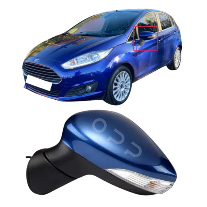 Ford Fiesta MK7 2013-2017 Wing Mirror Painted Deep Impact Blue