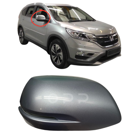 Honda CRV 2012-2019 Door Wing Mirror Cover Painted Solar Silver