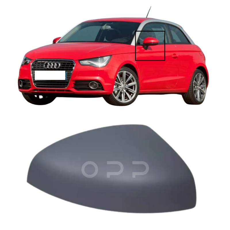 Audi A1 2010- Door Wing Mirror Cover Painted