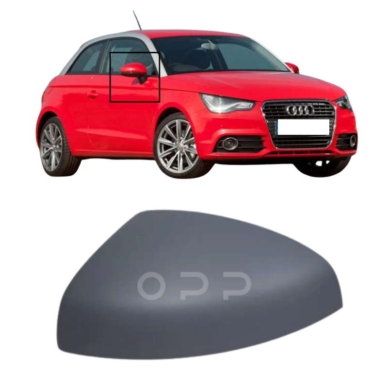Audi A1 2010- Door Wing Mirror Cover Painted