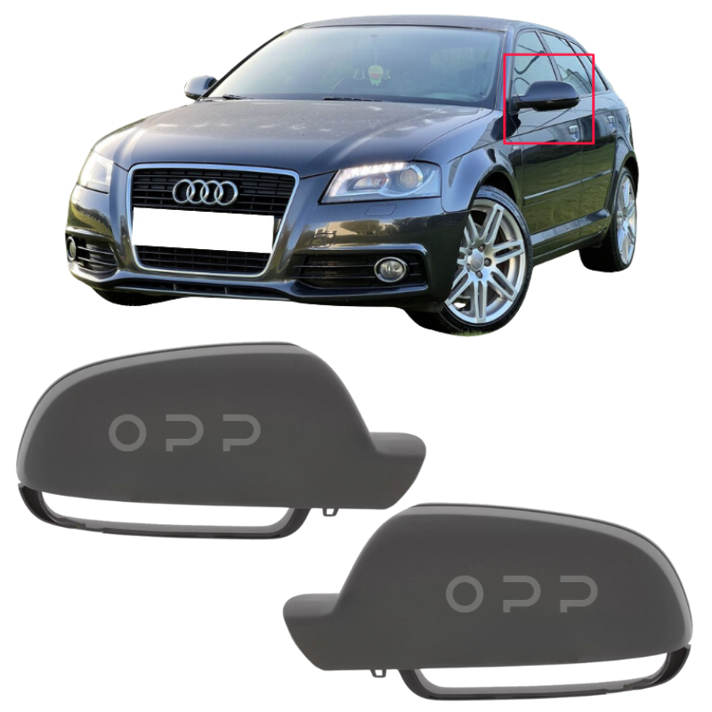 Audi A3 2003- Door Wing Mirror Cover Painted