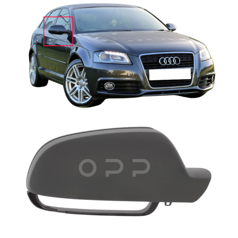 Audi A3 2003- Door Wing Mirror Cover Painted