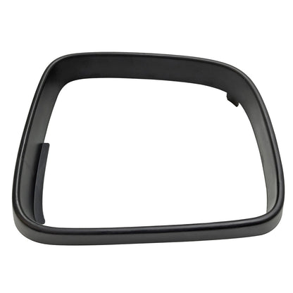VW Caddy 2004-2021 Door Wing Mirror Cover And Outer Frame Painted Gloss Black X2 Set