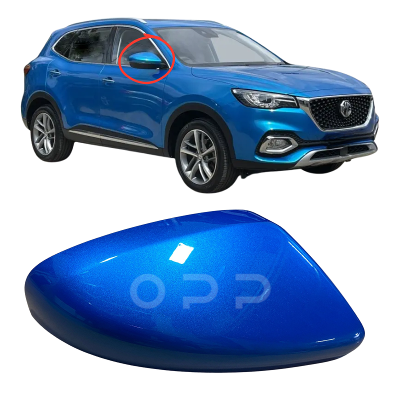 MG HS 2019-2023 Door Wing Mirror Cover Painted Surfing Blue JSM