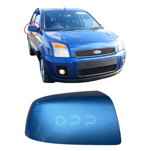 Ford Fusion 2006-2012 Door Wing Mirror Cover Painted Vision Blue