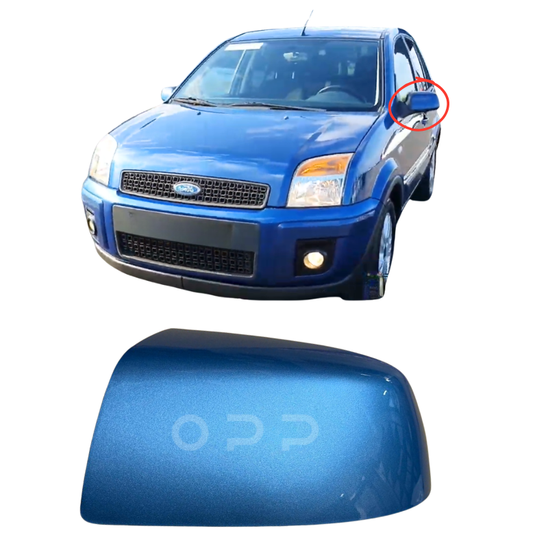 Ford Fusion 2006-2012 Door Wing Mirror Cover Painted Vision Blue