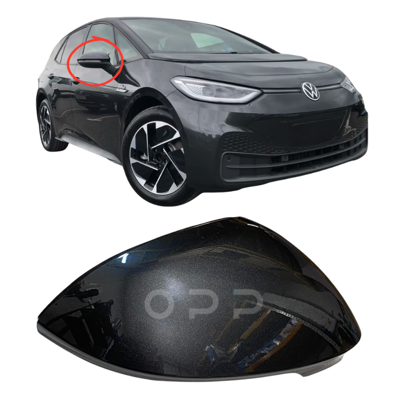 VW ID3 2020- Door Wing Mirror Cover Painted Manganese Grey LB7R