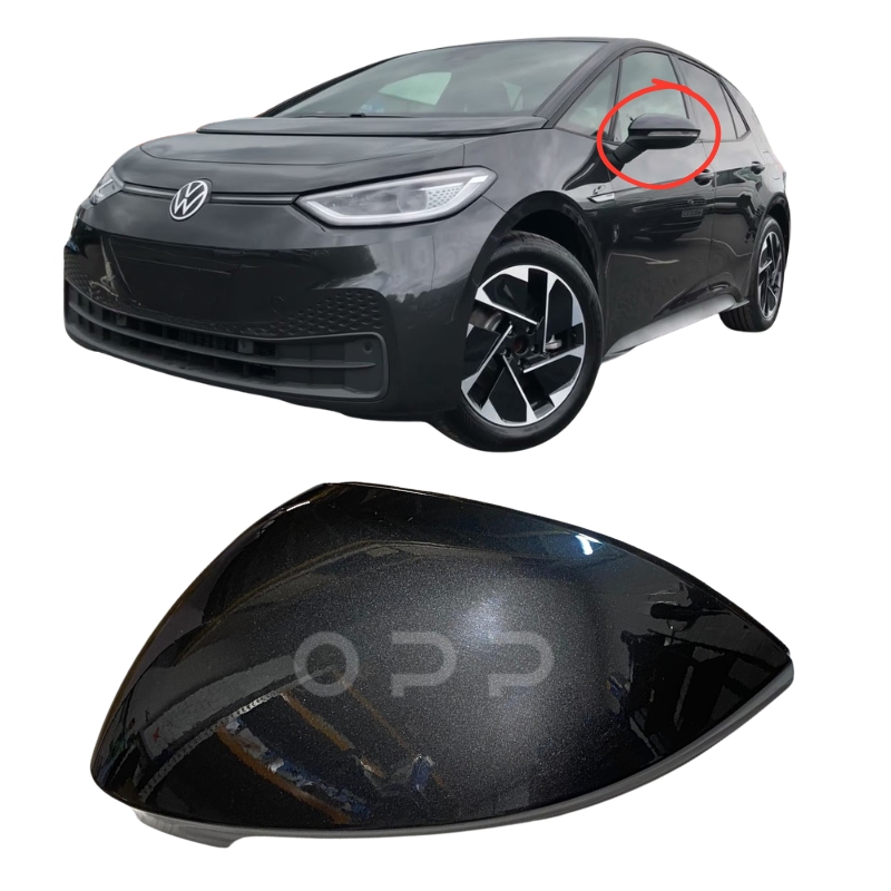 VW ID3 2020- Door Wing Mirror Cover Painted Manganese Grey LB7R