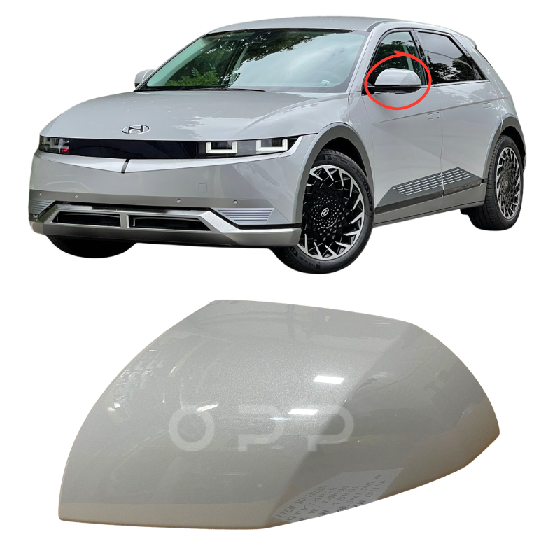 Hyundai Ioniq 5 2021- Door Wing Mirror Cover Painted Cyber Grey C5G