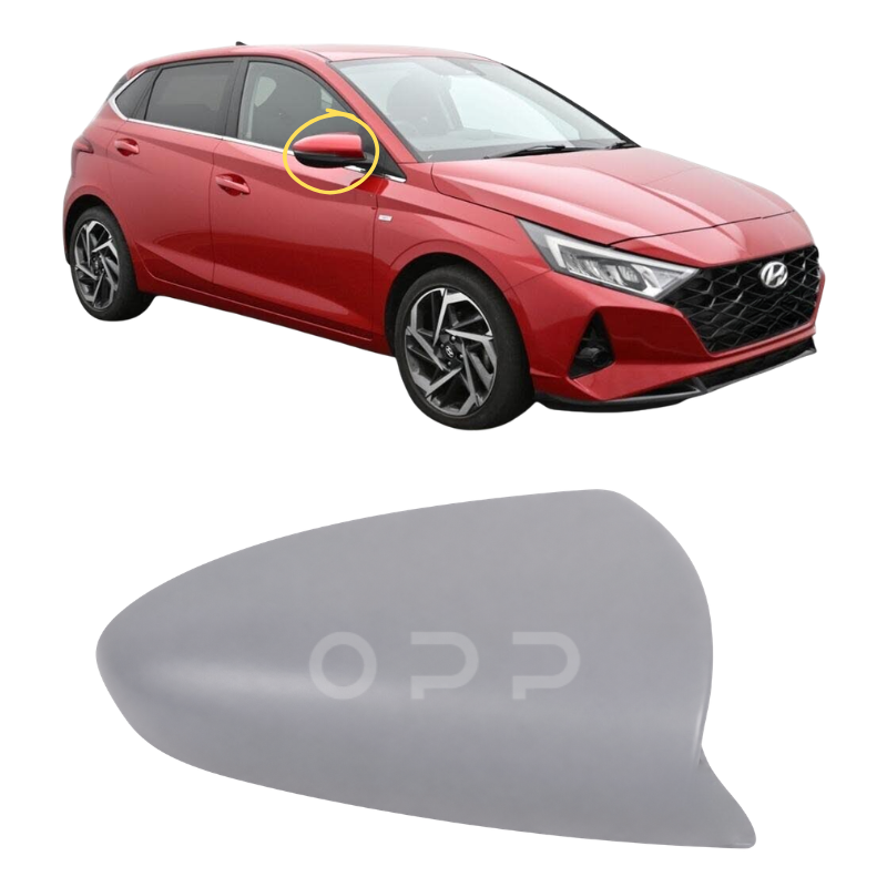 Hyundai i20 2020- Door Wing Mirror Cover Painted