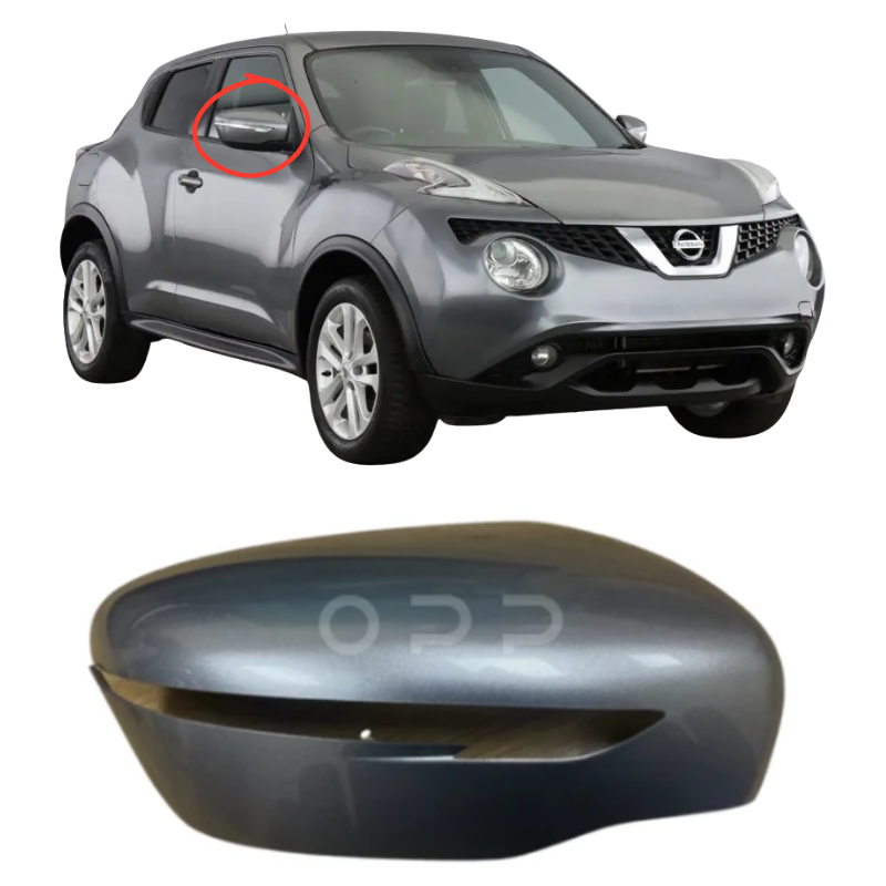 Nissan Juke 2014-2019 Door Wing Mirror Cover Painted KAD Grey