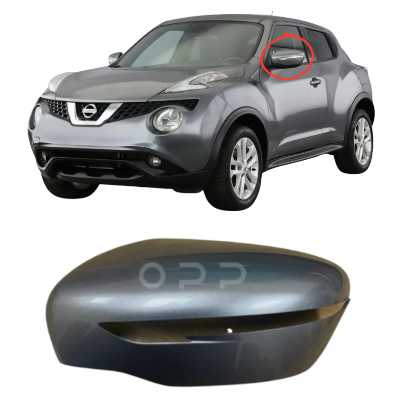 Nissan Juke 2014-2019 Door Wing Mirror Cover Painted KAD Grey