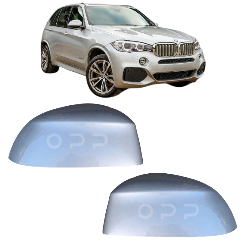 BMW X5 F15 2013-2019 Door Wing Mirror Cover Painted Glacier Silver