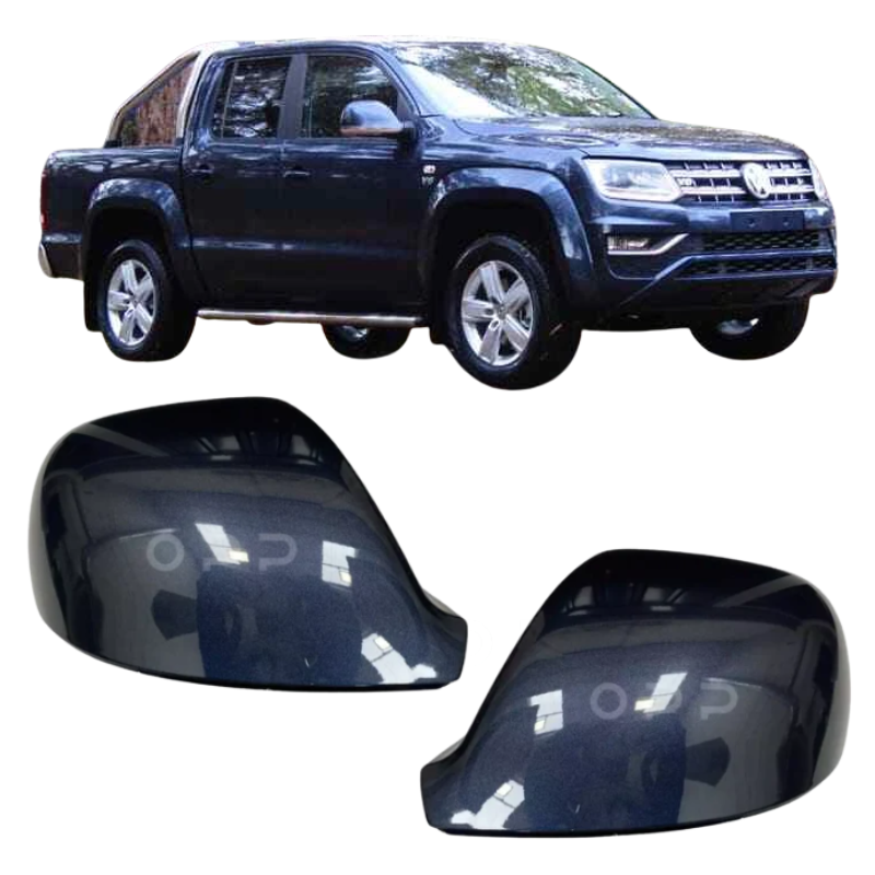 VW Amarok 2010-2021 Door Wing Mirror Cover Painted Starlight Blue LT5U