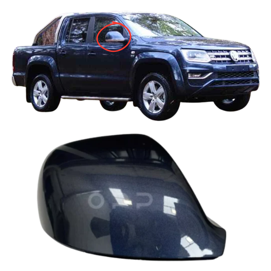 VW Amarok 2010-2021 Door Wing Mirror Cover Painted Starlight Blue LT5U