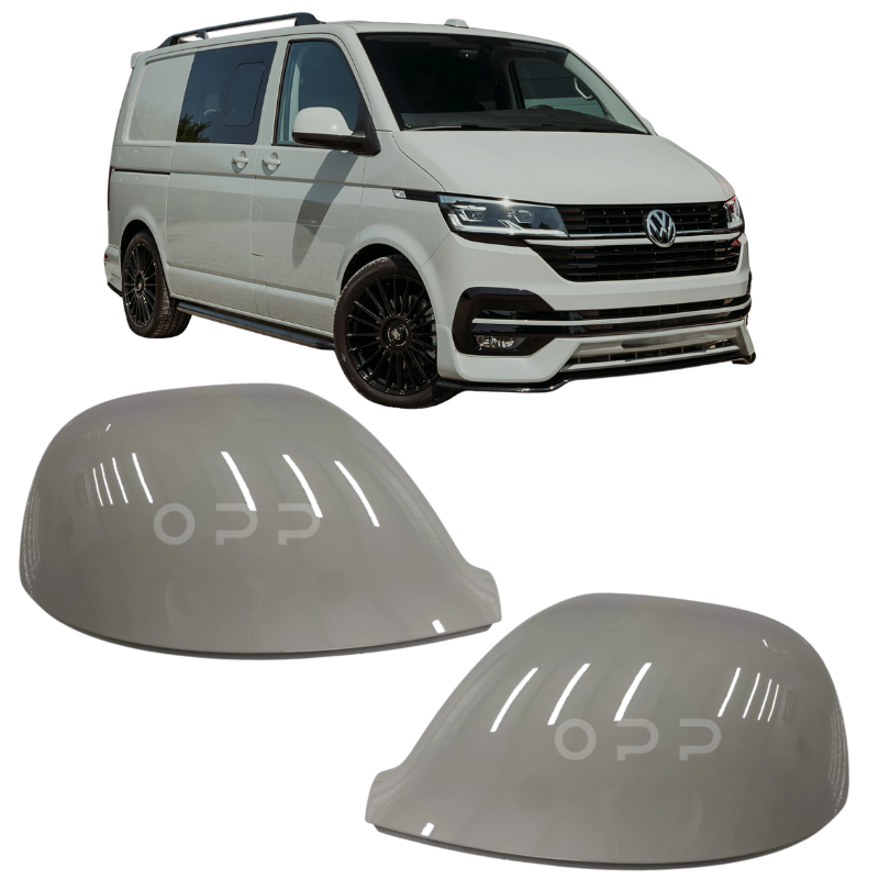 VW T6 T6.1 Transporter 2015-2024 Door Wing Mirror Cover Painted Ascot Grey LA7A