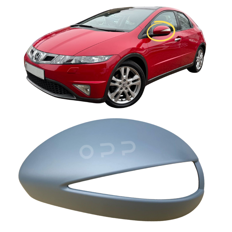 Honda Civic 2005-2012 Door Wing Mirror Cover Painted