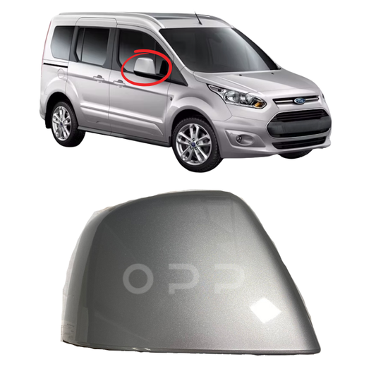 Ford Grand Tourneo Connect 2013-2018 Door Wing Mirror Cover Painted Moondust Silver
