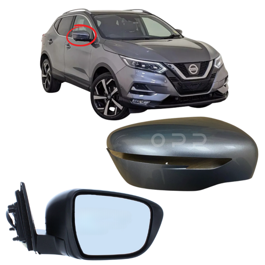 Nissan Qashqai J11 2014-2021 Wing Mirror Complete Painted Grey KAD